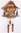 Schwarzwälder Kuckucksuhr mit Uhrenträger und Scharzwaldmädel 478 QM HZZG